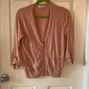 Lightweight zipper sweater